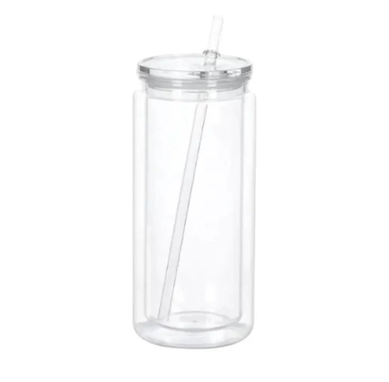 16 OZ ACRYLIC CAN (SNOWGLOBE)